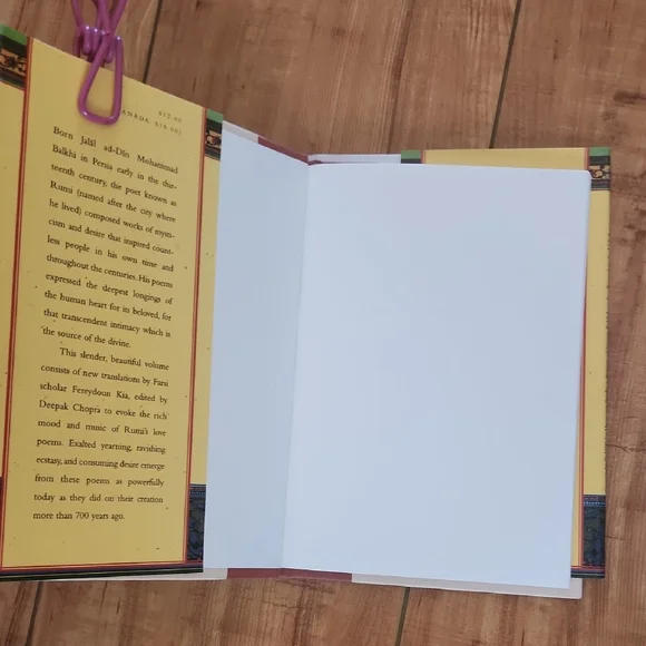 The Love Poems of Rumi by - Yellow Cover - Picture 2 of 4